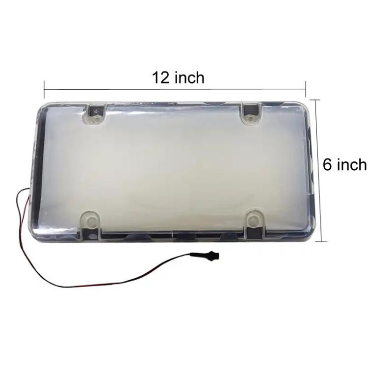 US Standard Fog Version License Plate Frame Remote-Controlled Car License Plate Protector, Spec: Single