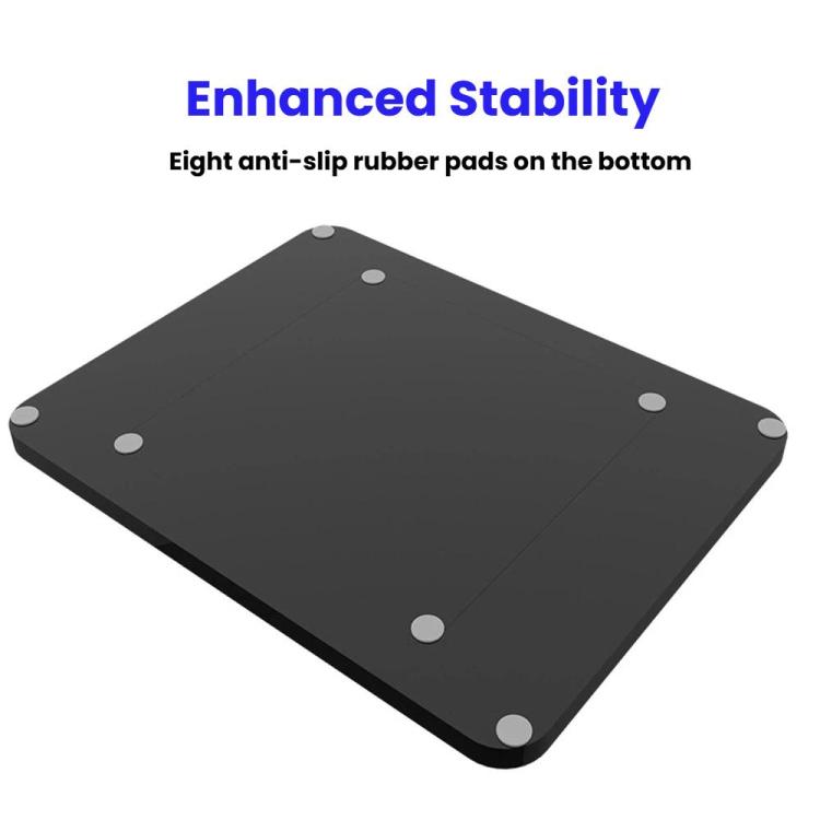 For 24-Inch IMac M1-M3 Acrylic Widened Base Desktop Stand Enhanced Stability Holder - Black