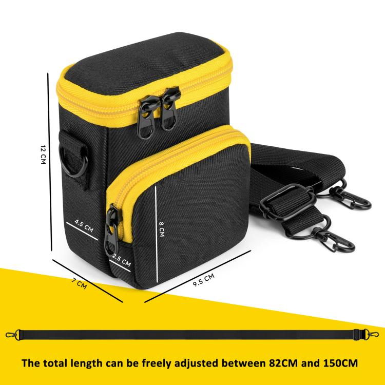Portable Camera Carrying Case For Kodak FZ45 CCD Cameras Dual Use Shoulder/Belt Bag - Black