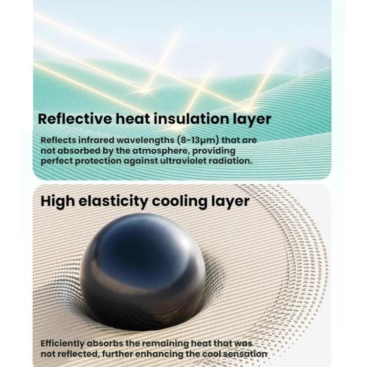 Car Windshield Heat Insulation Baffle Titanium Silver Sunshade Curtain - 140x70cm