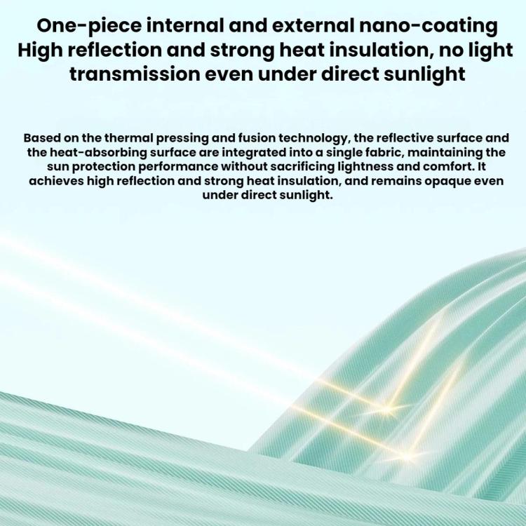 Car Windshield Heat Insulation Baffle Titanium Silver Sunshade Curtain - 140x70cm