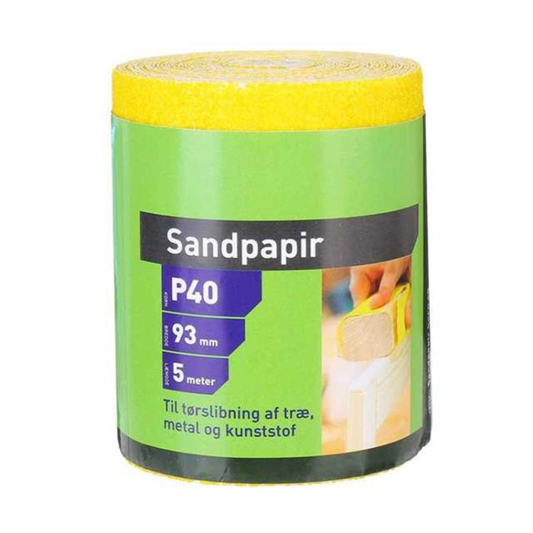 Portable Polishing Pads Flocked Sandpaper Roll For Metal Polishing & Grinding, Spec: 40 Mesh