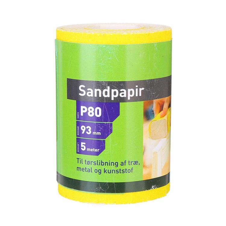 Portable Polishing Pads Flocked Sandpaper Roll For Metal Polishing & Grinding, Spec: 80 Mesh