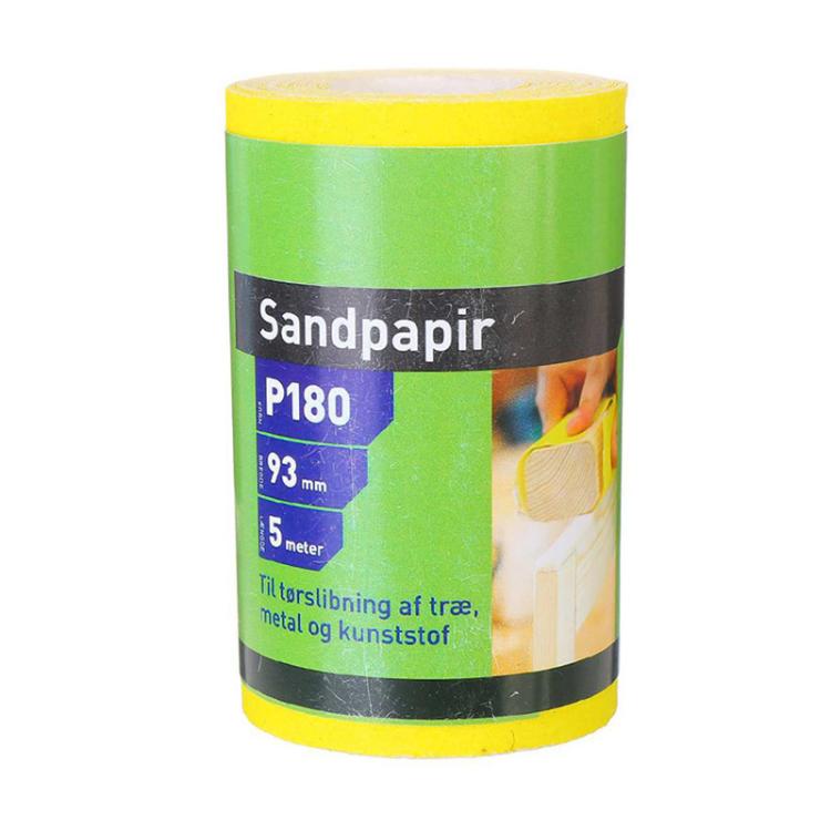 Portable Polishing Pads Flocked Sandpaper Roll For Metal Polishing & Grinding, Spec: 180 Mesh