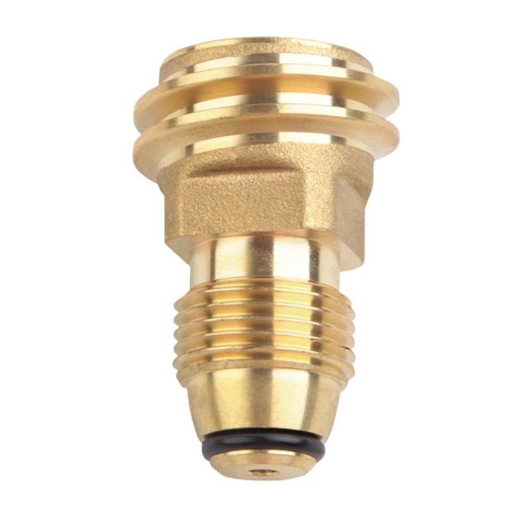 Outdoor Camping Propane Refill Adapter Portable Gas Stove Conversion Connector - Yellow