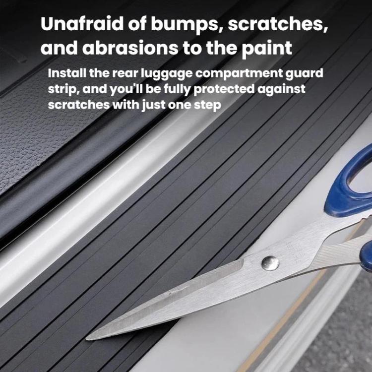 P126-1 104cm Car Trunk Anti-Collision Protection Strip DIY Bumper Guard Sticker For Sedans