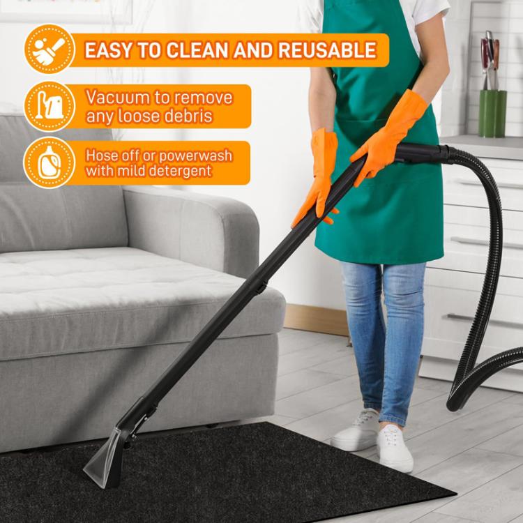 Non-Slip Cuttable Pet Felt Mat Washable Floor Protection Pad, Size: 61 x 74cm