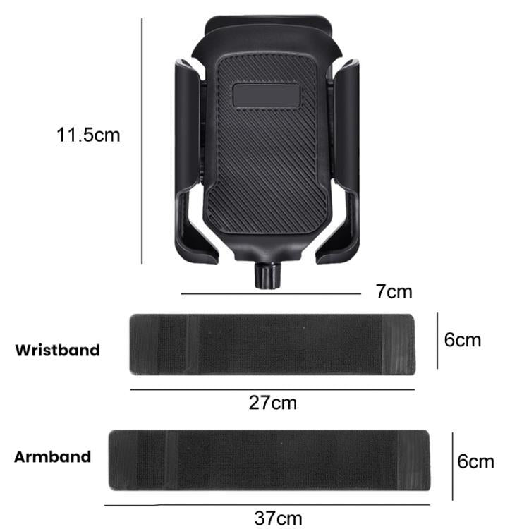 Outdoor Sports Wrist-mounted Phone Holder, Style: Holder + Wrist Strap