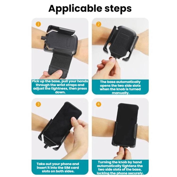 Outdoor Sports Wrist-mounted Phone Holder, Style: Holder + Arm Strap