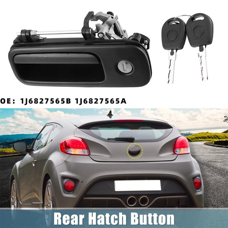 For 1994-2001 Volkswagen Golf 4 Rear Door HHandle With Lock - 1J6827565B / 1J6827565A