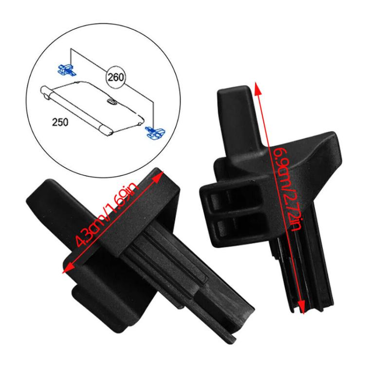 For Mercedes-Benz W169 A-Class Trunk Lid Retaining Clip - 2pcs /Pack