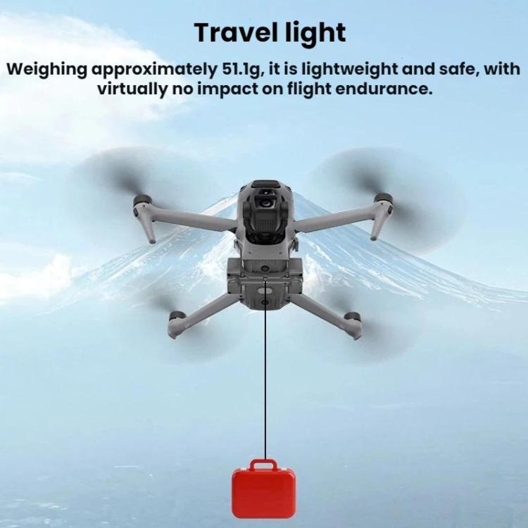 For DJI Air 3 / 3S BRDRC Airdrop System/Thrower For Aerial Gift Delivery - Gray