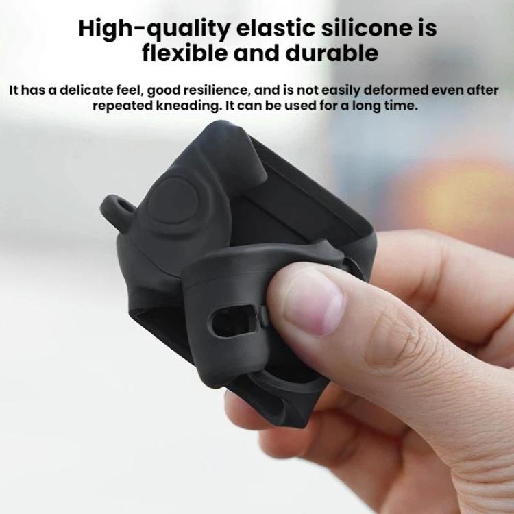 For Insta360 Go Ultra Flymile Action Camera Silicone Protective Case - Black