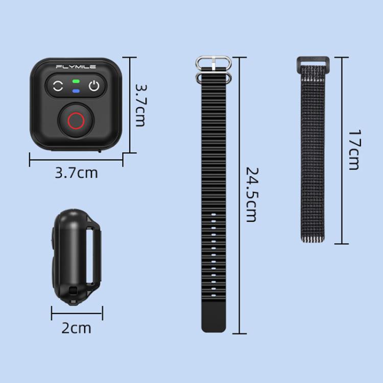 Flymile For Action Cameras 51M Smart Bluetooth Controller - Black