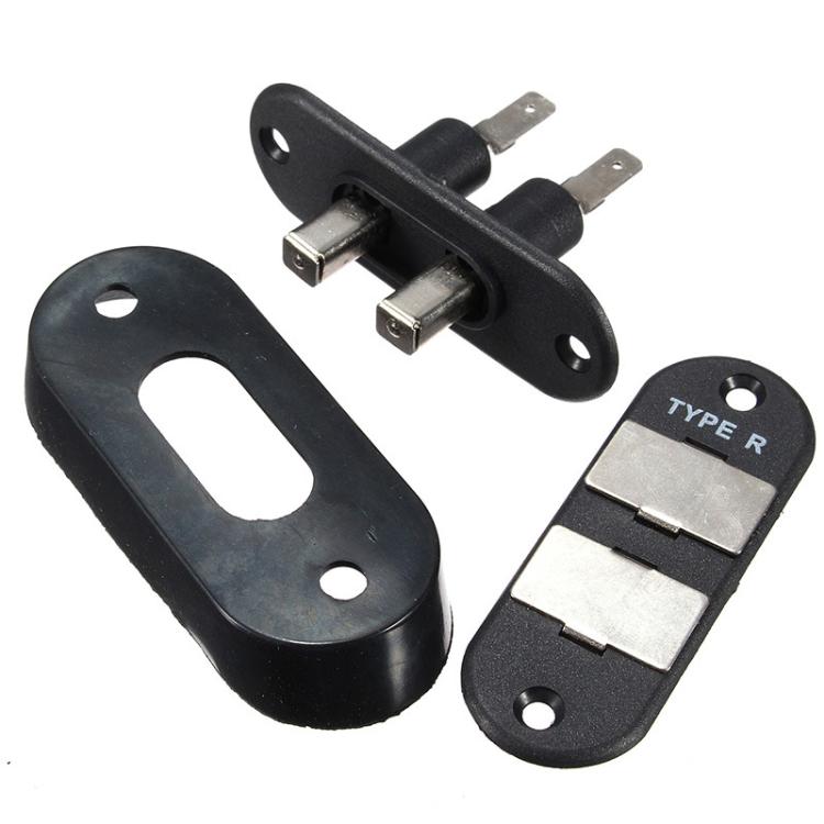 Automotive Universal Push-pull Sliding Door Lock Contact Electrode Switch - Black