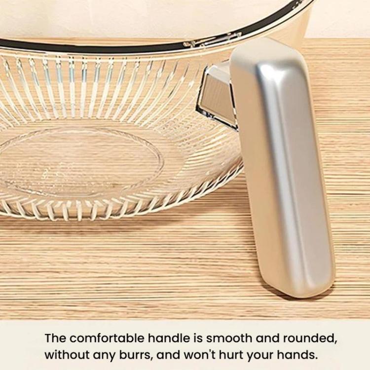 Kitchen Colander With Handle Household Rice Washing & Vegetable Cleaning Basket