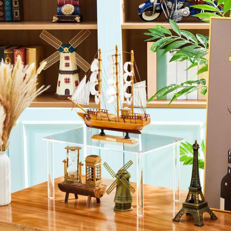 YX223 Acrylic Plant Pot Stand Dish Rack For Kitchen, Living Room & Balcony