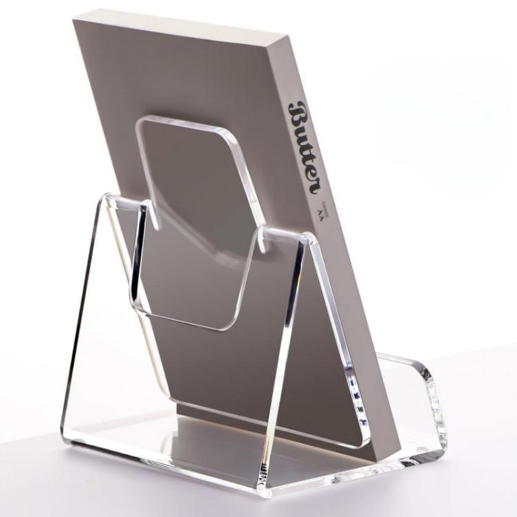 Acrylic Book & Brochure Display Stand For Office, Home, Restaurant, Spec: Single