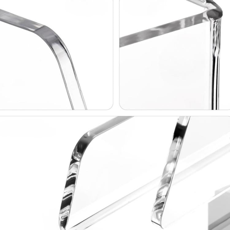 Acrylic Book & Brochure Display Stand For Office, Home, Restaurant, Spec: Double