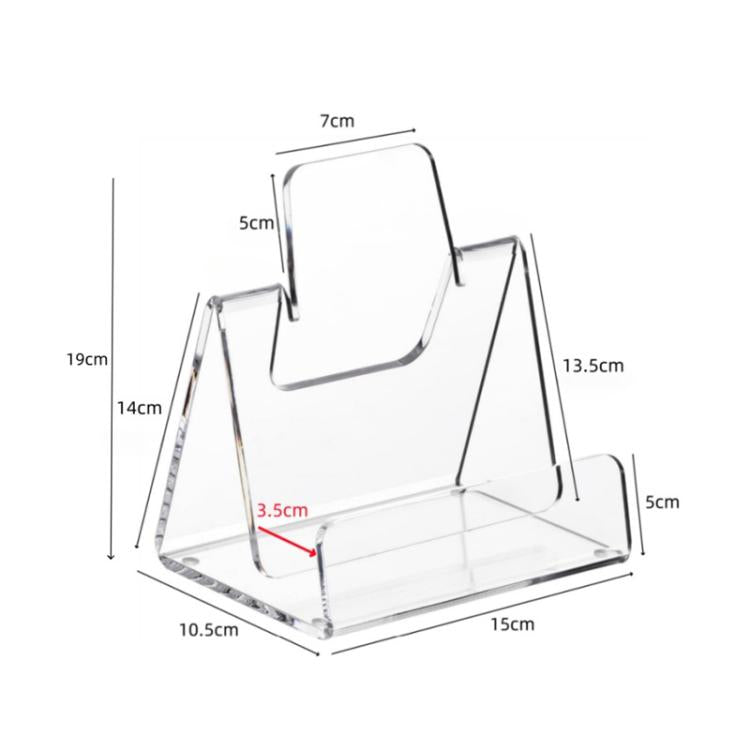 Acrylic Book & Brochure Display Stand For Office, Home, Restaurant, Spec: Single