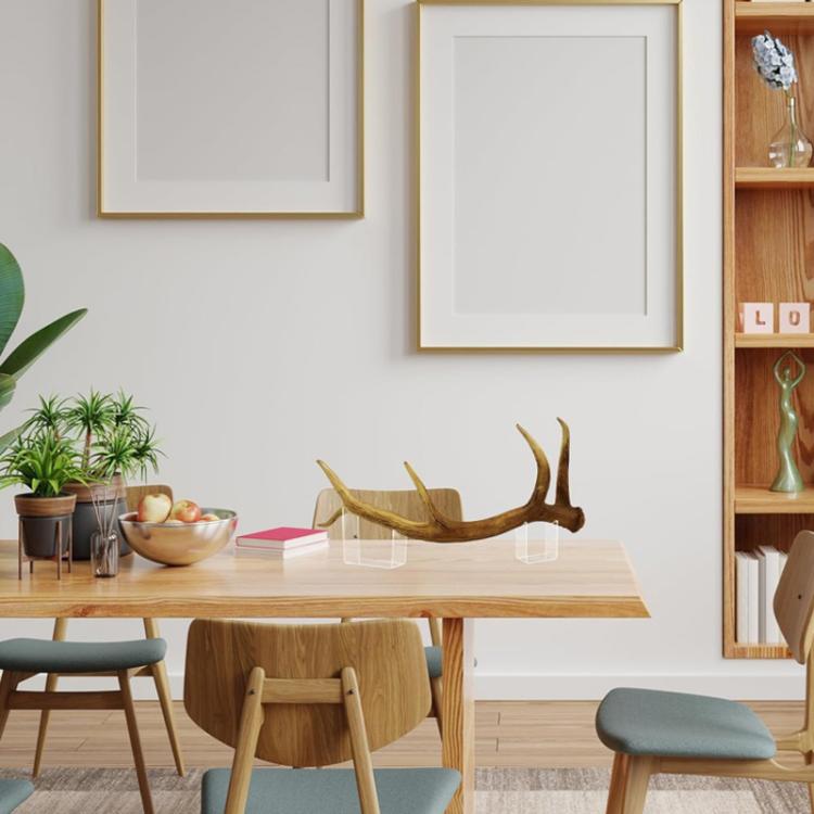 YX215-4 Acrylic Antler Stand For Christmas & Winter Home Decoration