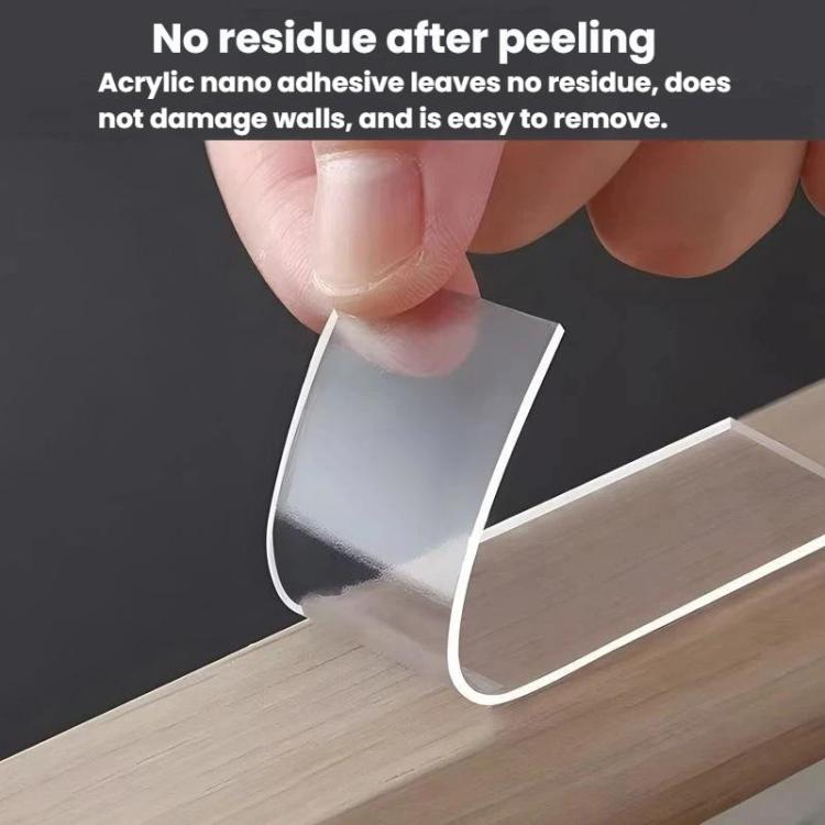 33pcs Transparent Double-Sided Adhesive Pads Cuttable & Residue-Free Mounting Stickers