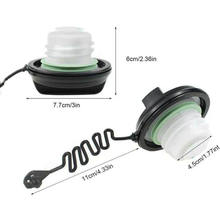 For Ford Transit / Fiesta / Fusion Car Fuel Tank Cap 7S619030CB - Black
