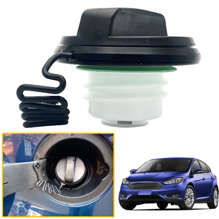 For Ford Transit / Fiesta / Fusion Car Fuel Tank Cap 7S619030CB - Black