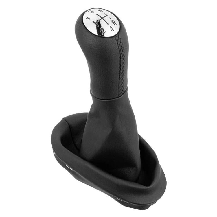 FCXN-J23-B For Renault Leather Car Shift Knob Gear Shifter Lever Accessory - Black