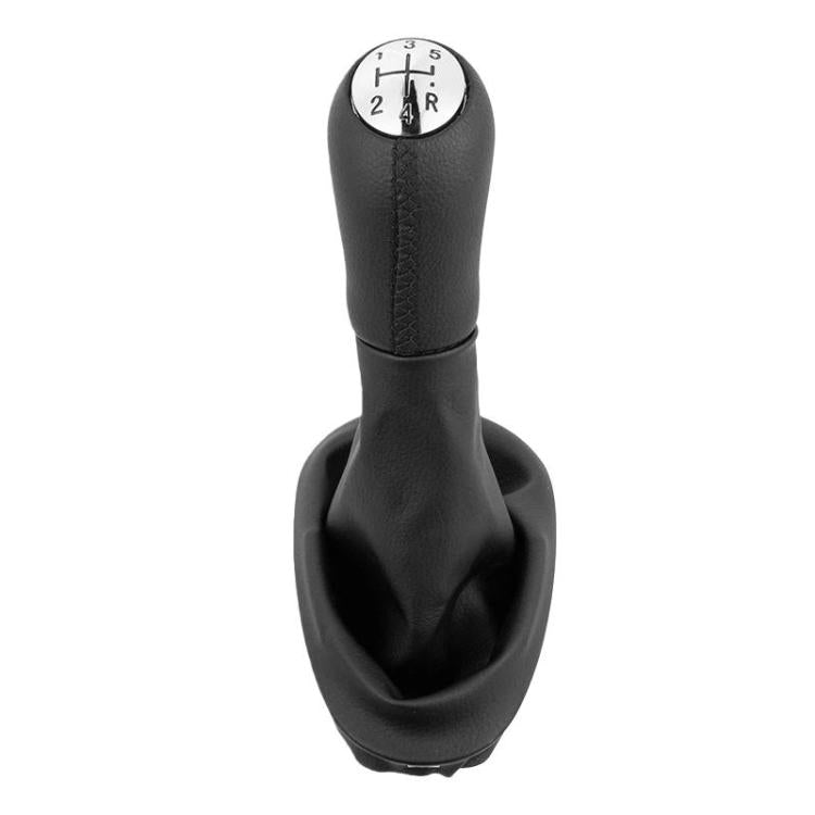 FCXN-J23-B For Renault Leather Car Shift Knob Gear Shifter Lever Accessory - Black