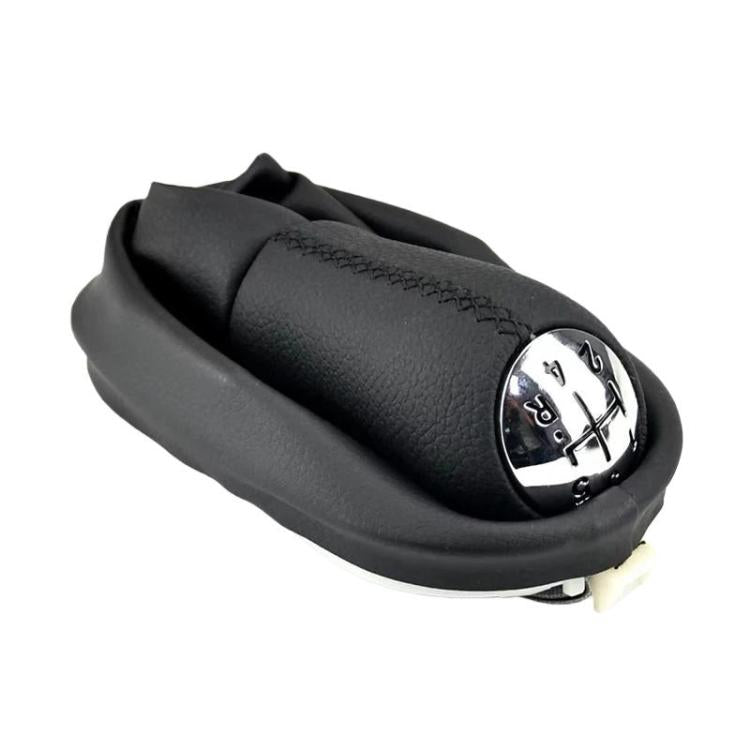FCXN-J23-B For Renault Leather Car Shift Knob Gear Shifter Lever Accessory - Black