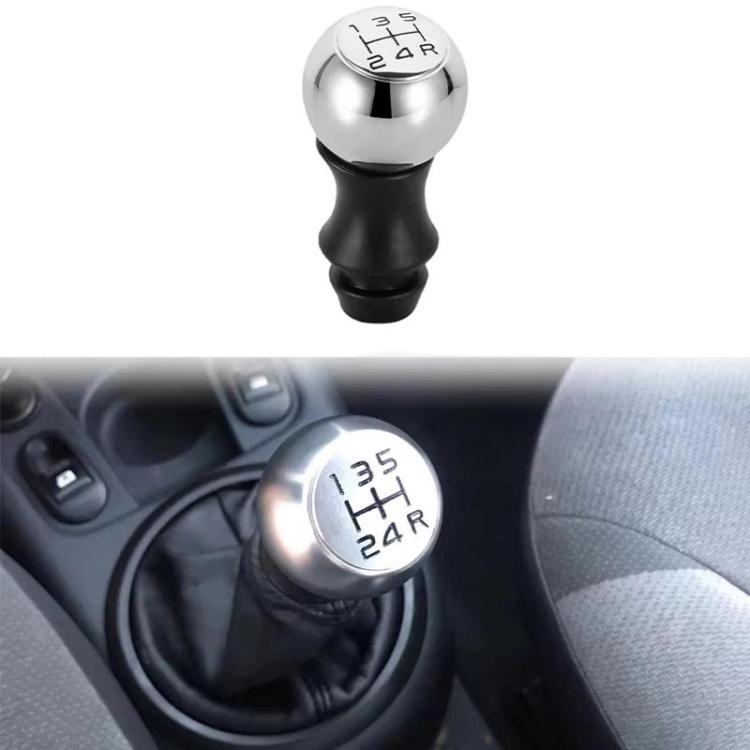 FCXN-F12 For Peugeot 106 / 206 / 207 Car Shift Knob With Adapter Gear Shifter Head Accessory - Black