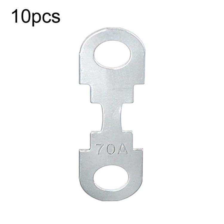 10pcs Automotive Flat Blade Fuse Bolt-Down Battery Fuse Link, Spec: 70A