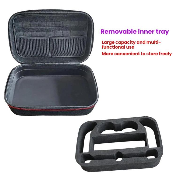 For Switch 2 Hard Shell Carrying Case With Removable Inner Compartment for Console and Full Accessories Set - Black