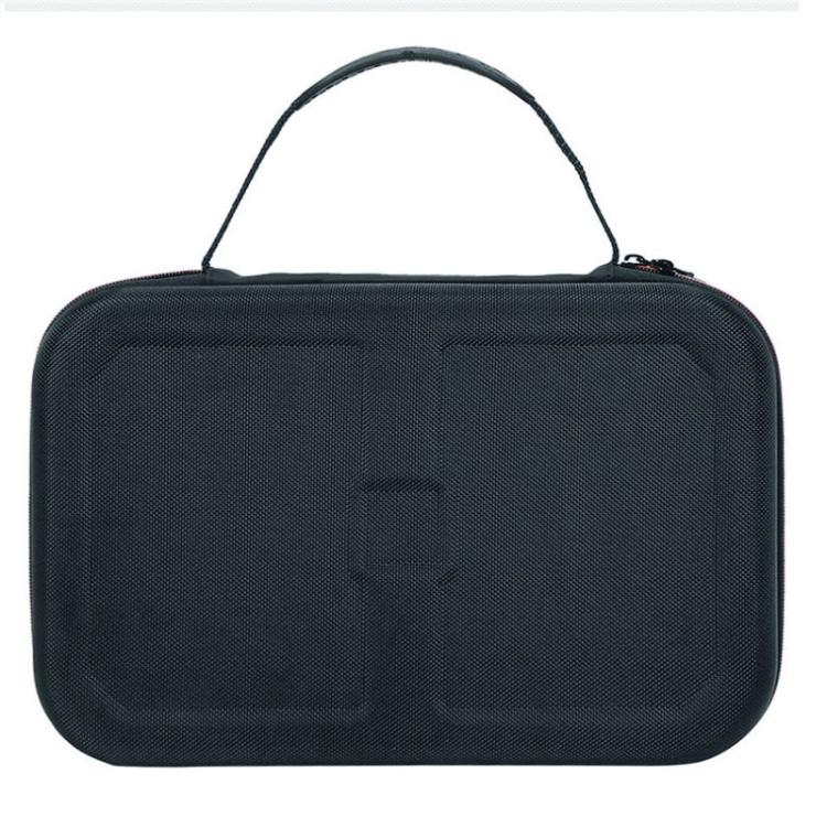 For Nintendo Switch OLED Carrying Case EVA Hard Shell Storage Bag for Full Set Accessories with Shoulder Strap - Black
