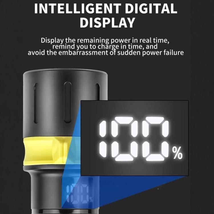 XHP70 LED IPX8 Waterproof High-Power Diving Flashlight Magnetic Control Switch Rechargeable Dive Light Without Battery