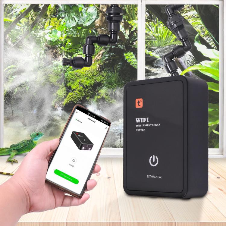 WiFi Misting System For Rainforest Vivariums Smart Timer Control Via Tuya App Low Noise Spray Kit UK Plug
