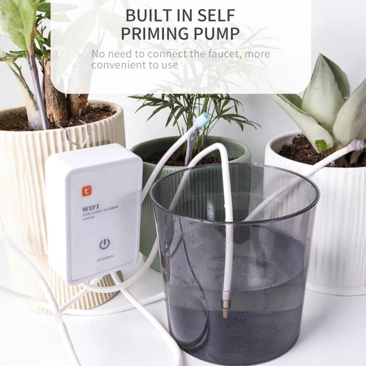 Tuya-Compatible WiFi Smart Automatic Drip Irrigation System with Dual Pump Supports Up to 16 Pots Adjustable Drip Arrow Version