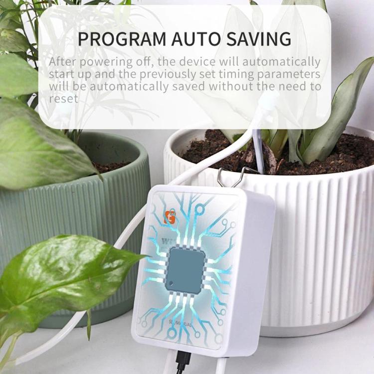 Tuya-Compatible WiFi Smart Automatic Drip Irrigation System with Dual Pump Supports Up to 16 Pots Adjustable Drip Arrow Version