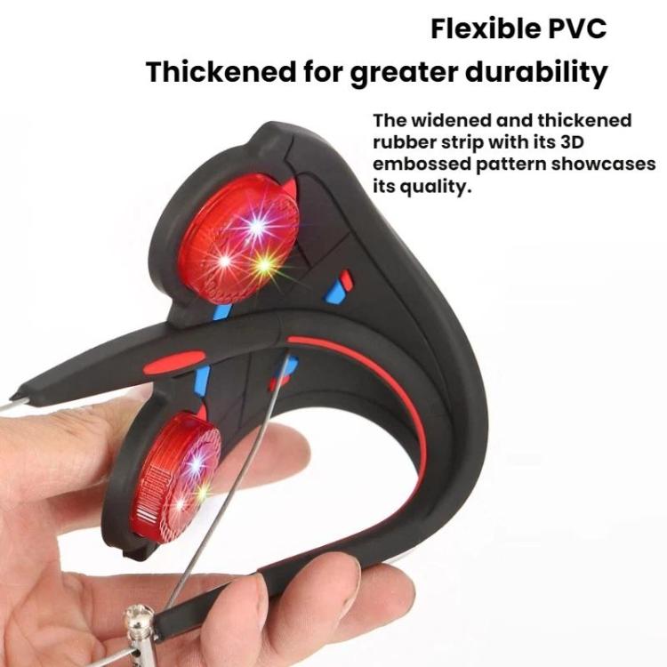 Automotive Wear-resistant Exhaust Pipe Grounding Anti-static Strap, Style: Luminous + Reflective