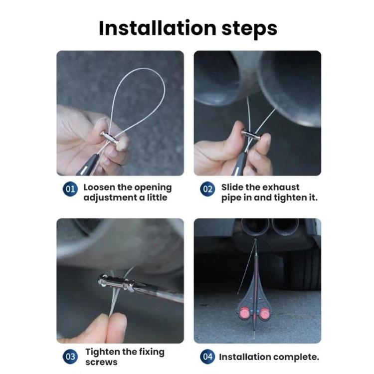 Automotive Wear-resistant Exhaust Pipe Grounding Anti-static Strap, Style: Luminous + Reflective