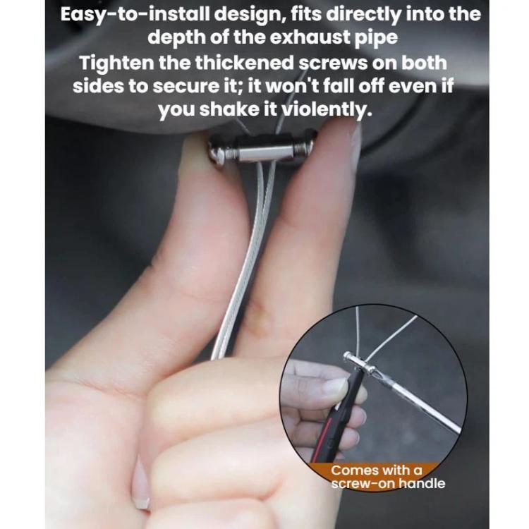 Automotive Wear-resistant Exhaust Pipe Grounding Anti-static Strap, Style: Reflective