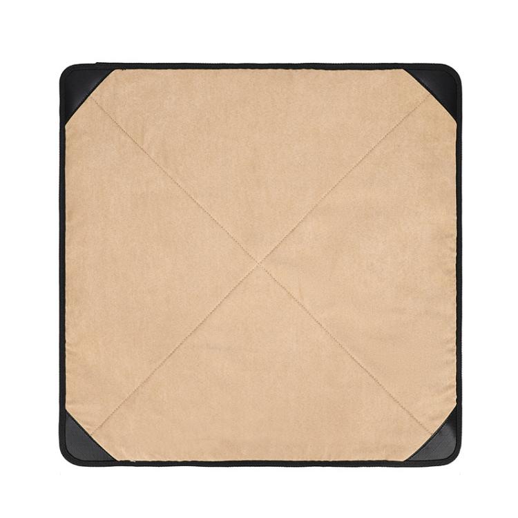 Multipurpose Camera Wrap Cloth Self-Adhesive Storage Bag For Lenses, Gimbals & Tablet Devices, Size: L Khaki