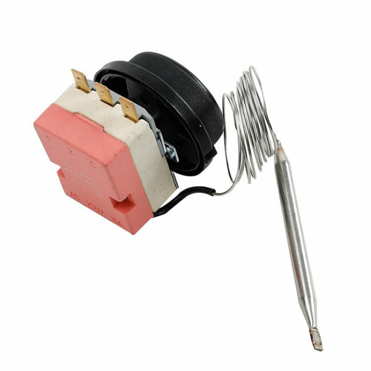 Adjustable Electric Fan Thermostat Switch Radiator Temperature Control Probe Kit - 0-120 Celsius