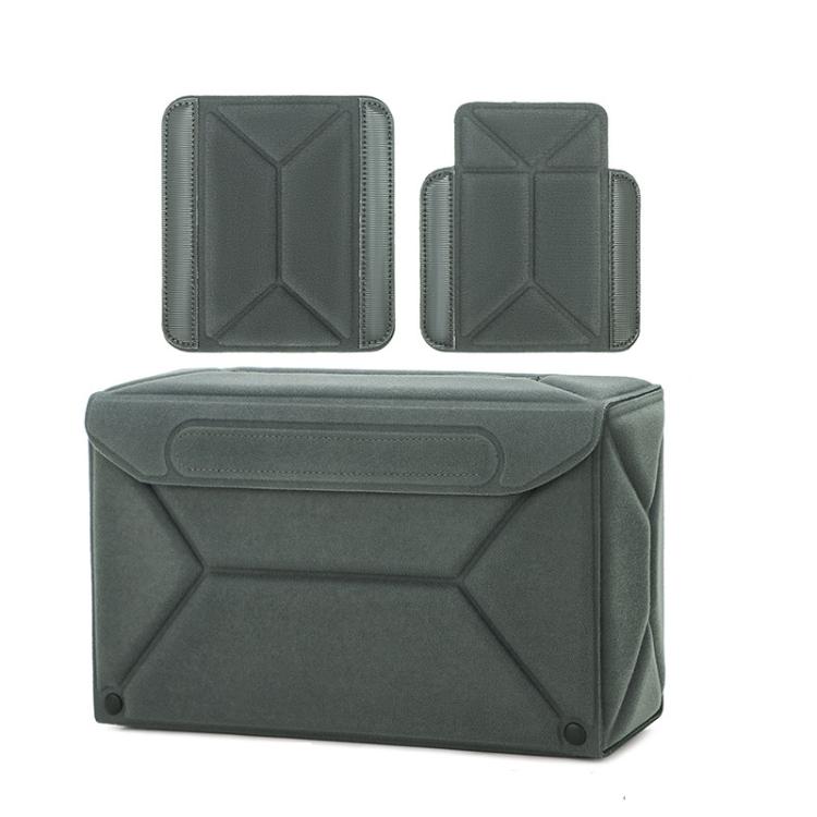 Modular Multi-Purpose Camera Insert Bag Eco-Friendly Protective Case for Mirrorless/DSLR Cameras and Lenses, Size: L Gray