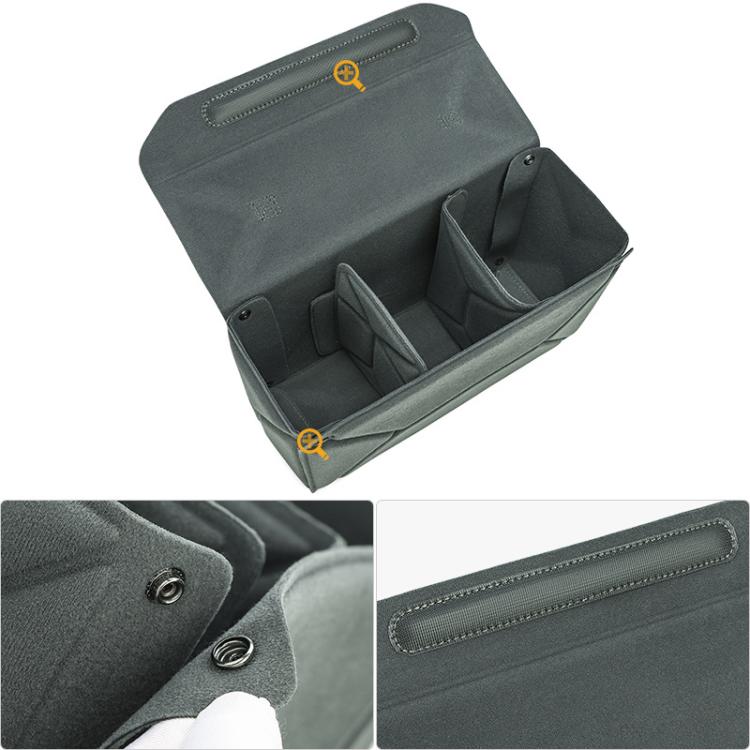 Modular Multi-Purpose Camera Insert Bag Eco-Friendly Protective Case for Mirrorless/DSLR Cameras and Lenses, Size: M Black