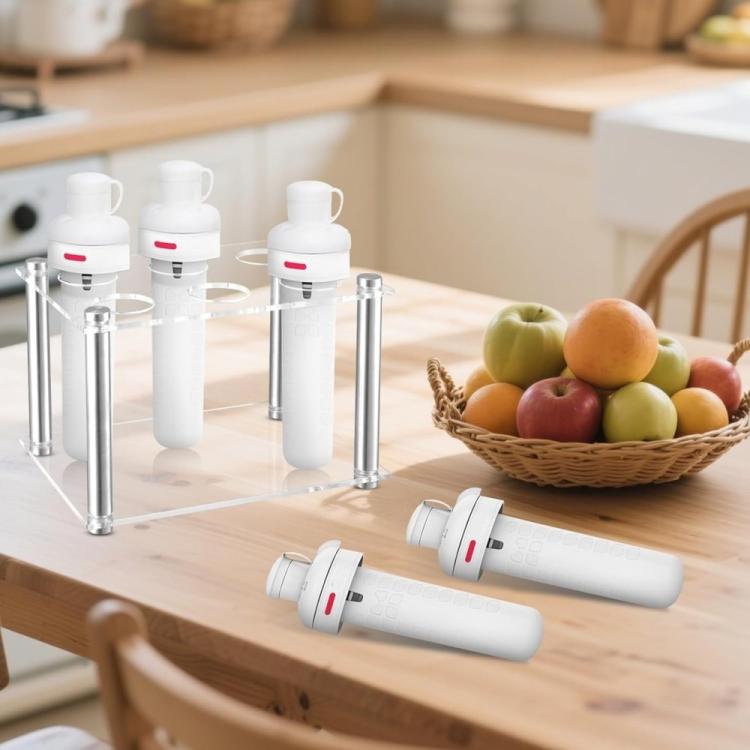 6-Slot Acrylic Spice Box Square Storage Rack For Cirkul - YX212