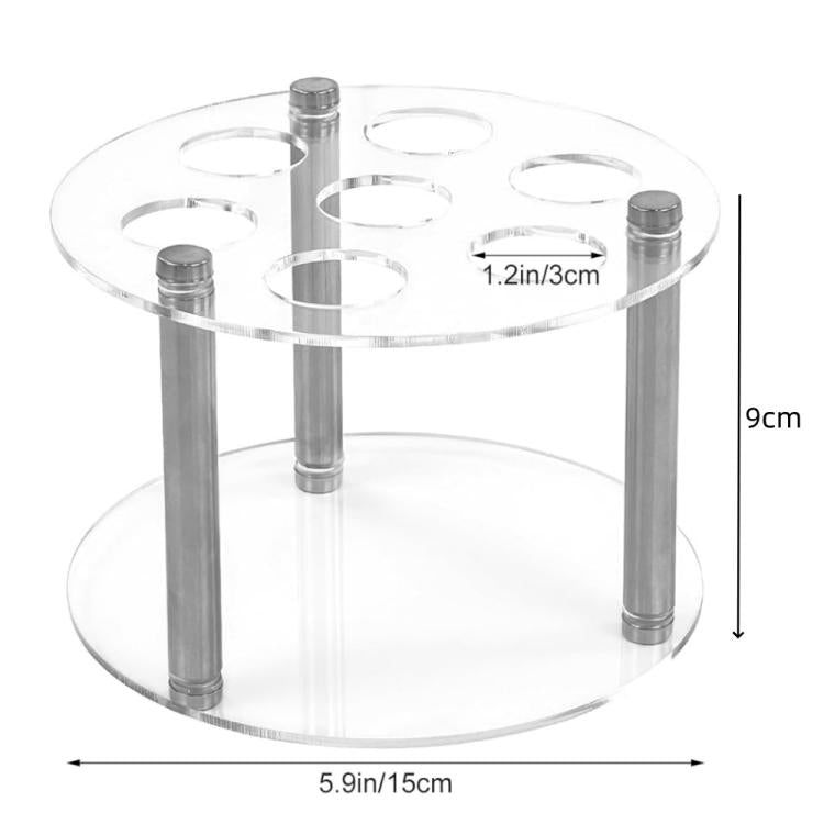 Round 7-Hole Acrylic Spice Jar Holder For Cirkul - YX211