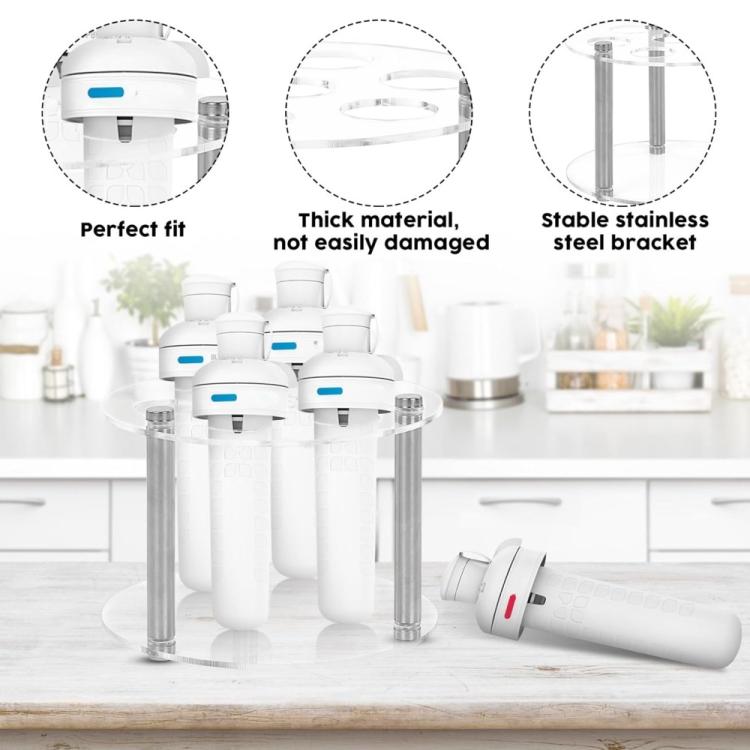 Round 7-Hole Acrylic Spice Jar Holder For Cirkul - YX211