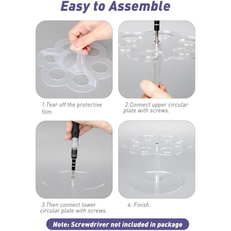 6-Slot Acrylic Ink Cartridge Organizer For Cirkul - YX210